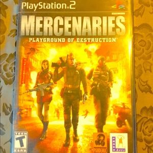 PLAYSTATION 2 MERCENARIES PLAYGROUND OF DESTRUCTION.